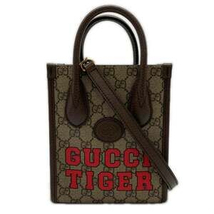 GUCCI Brown Leather Shoulder Bag
